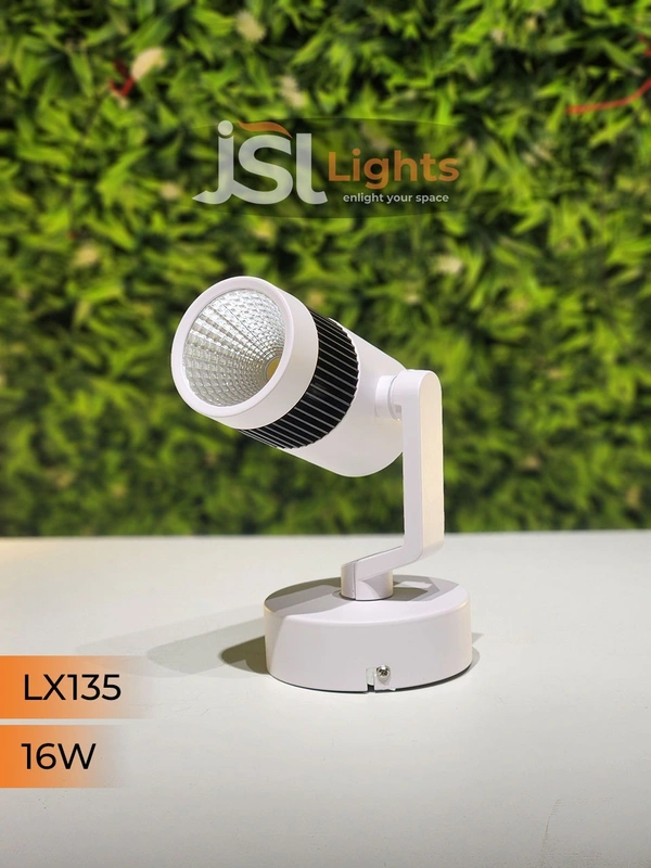 LX 135 16W LED Wall Spotlight White Body - 16W, 4000K, White