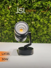 LX 135 30W LED Wall Spotlight Black Body - 30W, 4000K, Black
