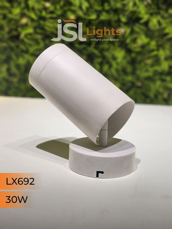 LX 692 30W LED Wall Spotlight White Body - 30W, 4000K, White