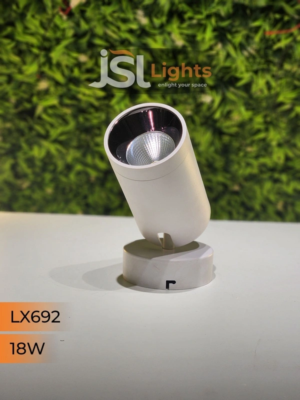 LX 692 18W LED Wall Spotlight White Body - 18W, 6000K, White