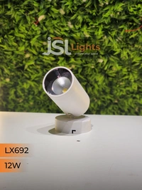 LX 692 12W LED Wall Spotlight White Body - 12W, 6000K, White