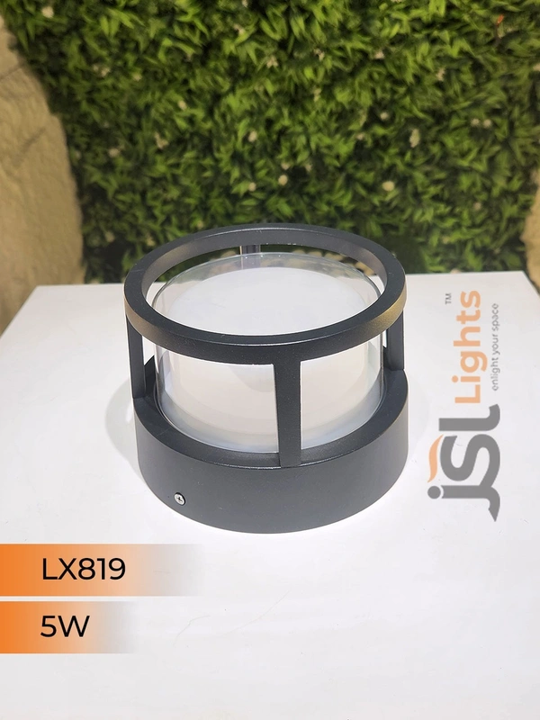 LX 819 12W 6" Round Led Gate Light - RD