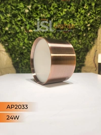 APRA AP2033 24W Round Surface Diffuser Panel Light - 24W, 4000K, Red Bronze