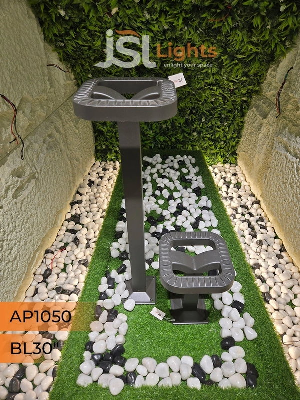 JSL 1050 12W 30 Inches Square Bollard Light - Bollard Light, SQ