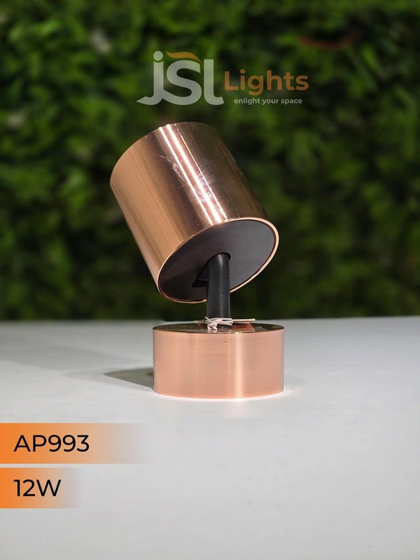 APRA Buy 993 12W LED Wall Focus Light – Rose Gold | Warm White 3000K Surface Mount - 12W, Rose Gold (RG)