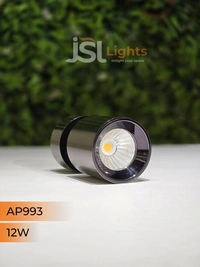 LX Buy 993 12W LED Wall Focus Light – Pearl/Metallic Black | Warm White 3000K Surface Mount - 12W, Pearl Black (PB)