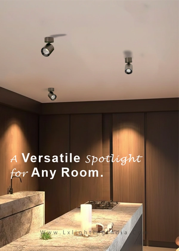 LX 993 PEARL METALLIC BLACK 6W - LED WALL FOCUS LIGHT - WARM WHITE 3000K - 6W, Pearl Black (PB)