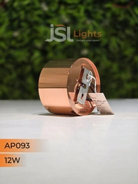 APRA 093 12W RG Round Surface Cylindrical Light - 12W, 4000K