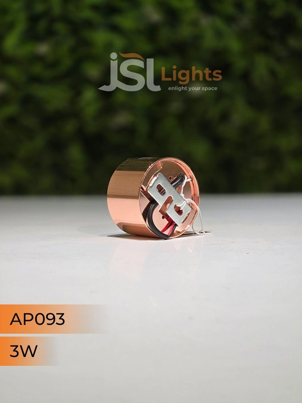 APRA 093 3W RG Round Surface Cylindrical Light - 3W, 4000K