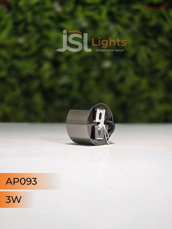 APRA 093 6W PB Round Surface Cylindrical Light - 3W, 4000K