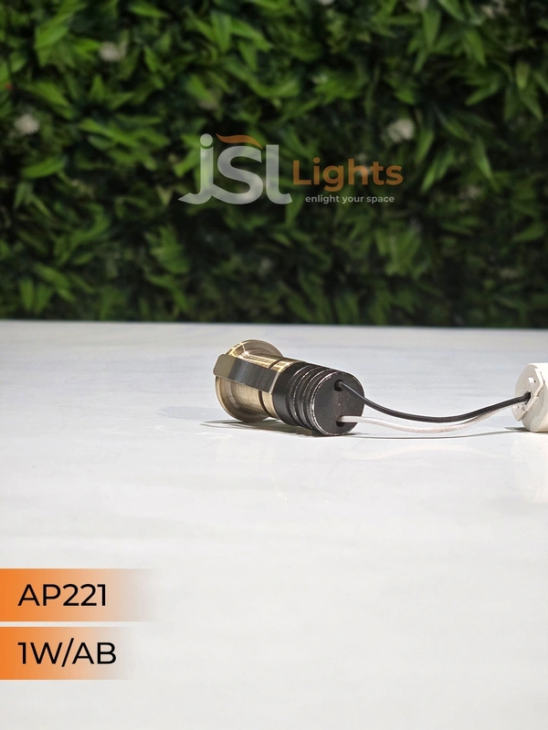 APRA  221 1W Black AB Deep Recessed COB Downlight - WW, BK AB