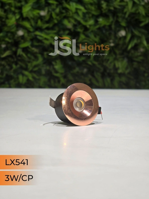 LX 541 3W Black RG Deep Recessed COB Downlight - 3W