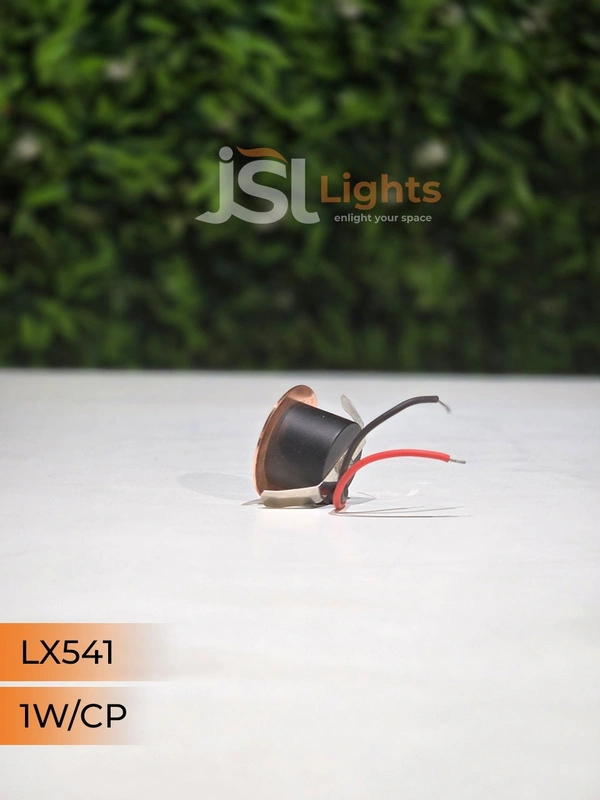 LX 541 3W Black RG Deep Recessed COB Downlight - 1W
