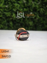 LX 541 3W Black GD Deep Recessed COB Downlight - 3W