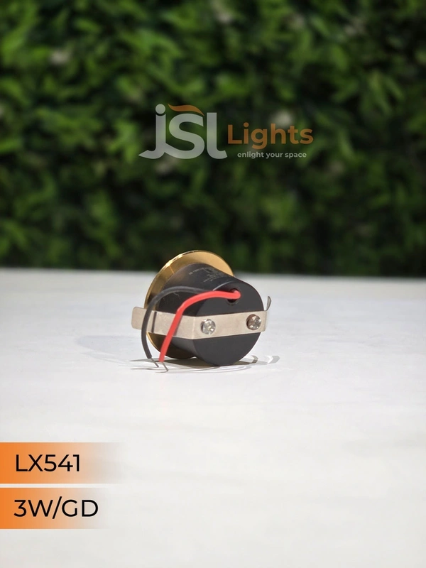 LX 541 3W Black GD Deep Recessed COB Downlight - 3W