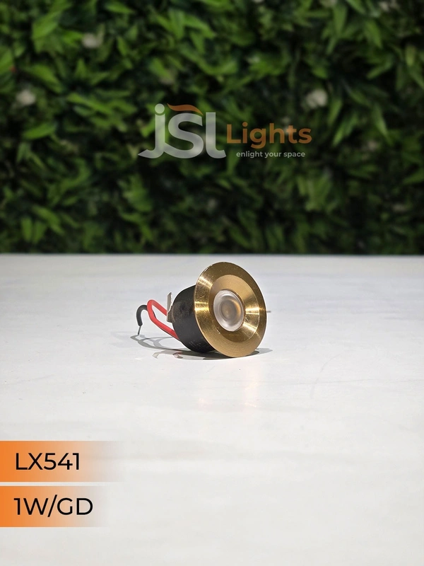 LX 541 3W Black GD Deep Recessed COB Downlight - 1W