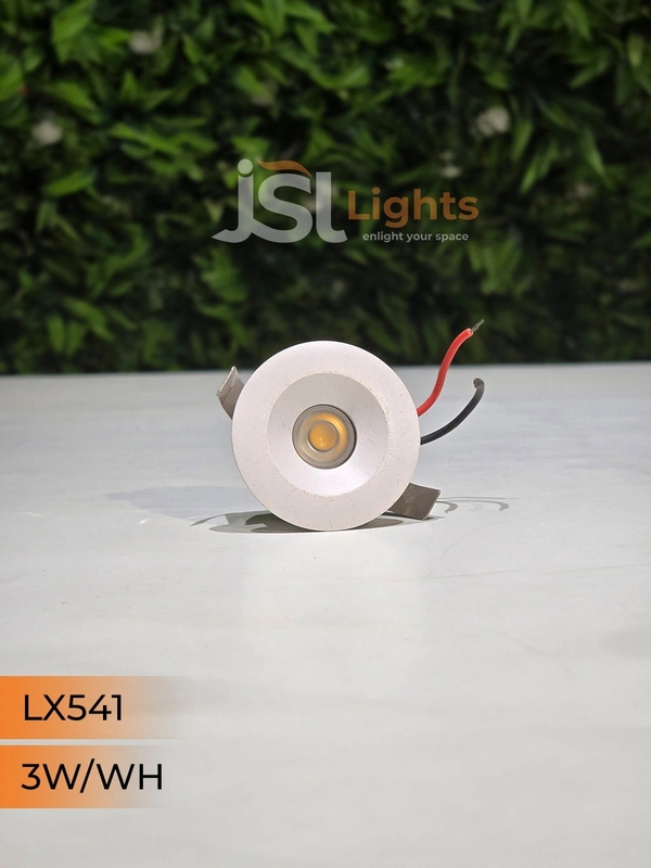 LX 541 3W White Deep Recessed COB Downlight - 3W