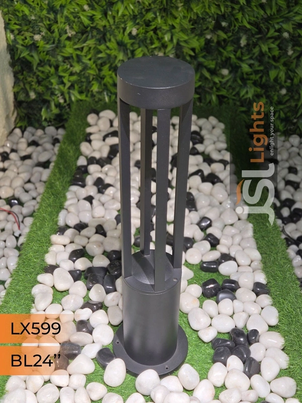 LX 599 12W 24 Inches Round Outdoor Gate Light - RD