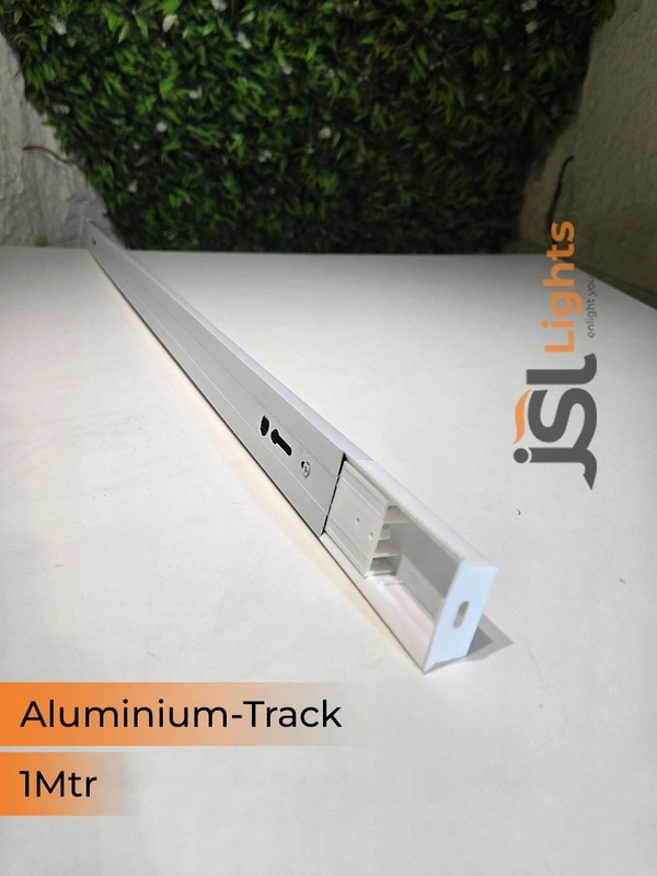 APRA 1Meter Aluminium White Ceiling Track Channel - White