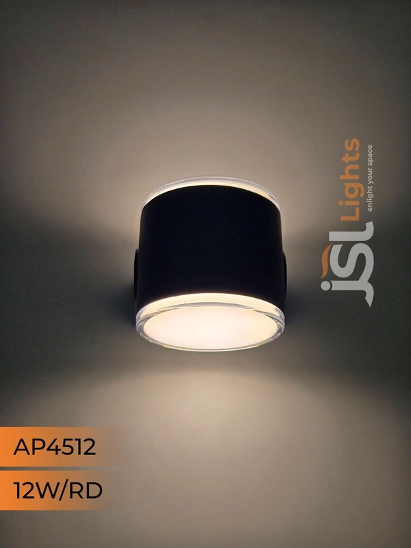 APRA 4512 12W Up Down Outdoor Wall Light - RD