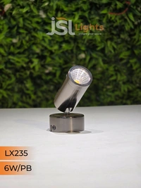 LX 235 Surface Wall Spot Focus Light – 3W / 6W / 10W | 3000K LED | Multiple Body Colours | Modern Picture Light - 6W, PB