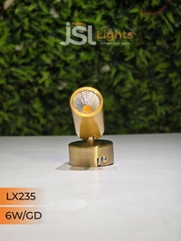 LX 235 Surface Wall Spot Focus Light – 3W / 6W / 10W | 3000K LED | Multiple Body Colours | Modern Picture Light - 6W, GD