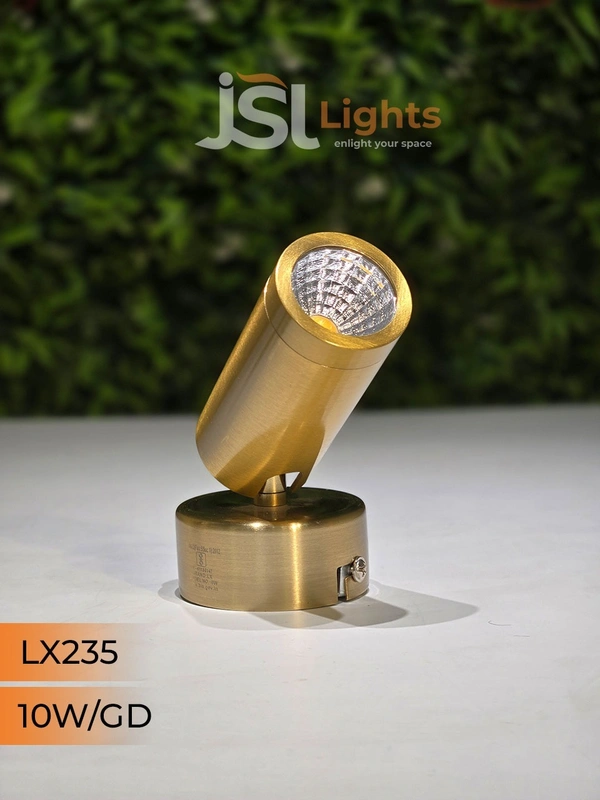 LX 235 Surface Wall Spot Focus Light – 3W / 6W / 10W | 3000K LED | Multiple Body Colours | Modern Picture Light - 10W, GD