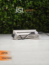 APRA 05 12W Linear Recessed COB Spotlight - 12W, 4000K, White