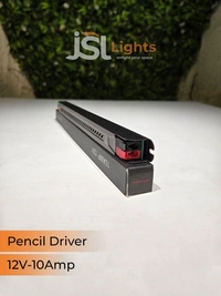 APRA Pencil Series 12V 10AMP Slim SMPS – 120W Constant Voltage LED Driver for Profile Lights