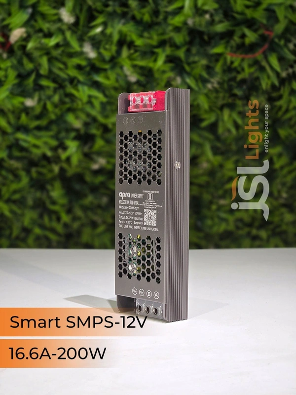 APRA 12V 200W Smart SMPS Driver With Remote & App Control - 12V