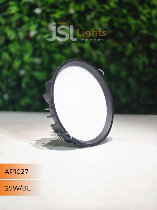 APRA 1027 25W RD Deep Down Diffuser Panel Led Light - 25W, 4000K, Black