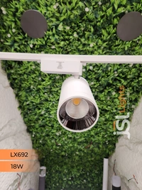 LX 692 18W LED Track Spotlight White Body - 18W, 4000K, White