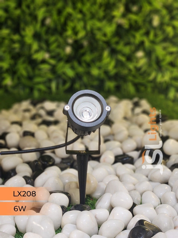 LX 208 5W LED Spike Garden Spot Light - 5W, GR