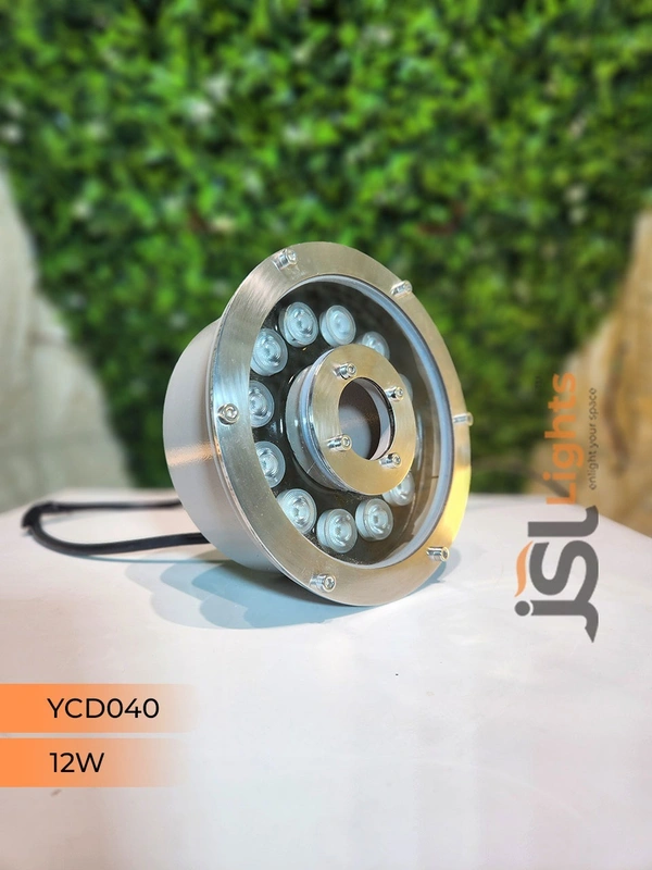 APRA YCD040-IMP Under Water 12W Nozzle Pool Led Light - 12W, RGB