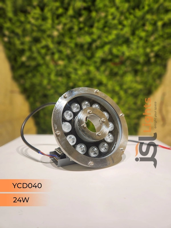 APRA YCD040-IMP Under Water 24W Nozzle Pool Led Light - 24W, WW