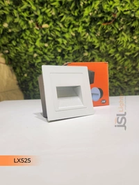 LX525 3W LED Foot Light – Sleek White Wall Mount for Indoor/Outdoor Pathway Lighting - 3W, White