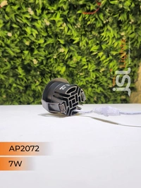 APRA AP 2072 7W Black Deep Recessed COB Downlight - 7W, 4000K, Black