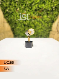 LX 285 3W Black GD Surface Wall Cob Focus Light - 3W