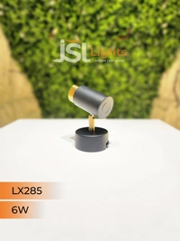 LX 285 6W Black GD Surface Wall Cob Focus Light - 6W