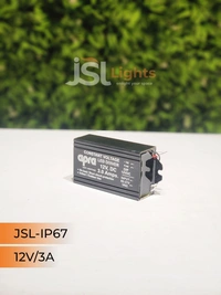 JSL 12V IP67 Led Strip Constant Current Driver - 3Amp