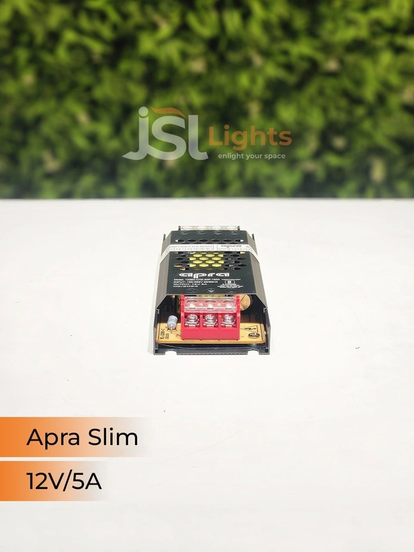 APRA Slim 12V Led Strip Constant Current Driver - 60W/5AM