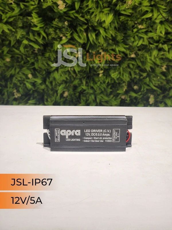 JSL 12V IP67 Led Strip Constant Current Driver - 5Amp