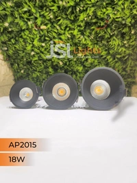 APRA AP 2015 18W Black Deep Recessed COB Downlight - 18W, 3000K, Black