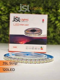 JSL 12V Cool white 6000k LED Strip Light – 120 LEDs/m | 5M Roll | Indoor Use - 120LED, CW