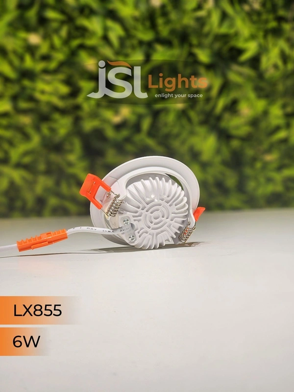 LX 855 6W Round Deep Recessed COB Downlight - 6W, 6000K