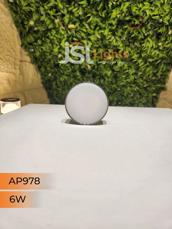 APRA  AP978 6W Round Surface Diffuser Panel Light - 6W, 4000K, AB