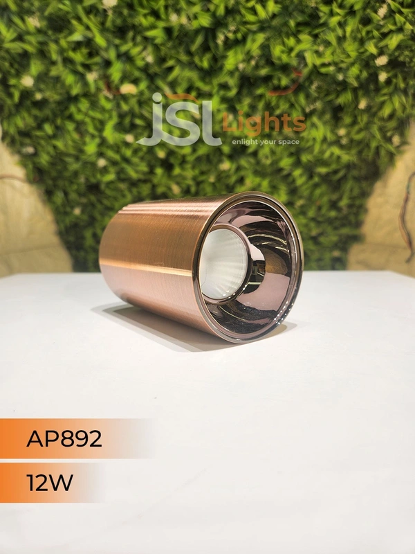 APRA AP892 12W Round CP Surface Cylinder Light - 12W, 3000K, CP