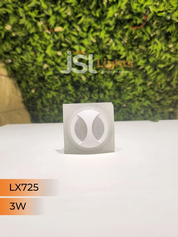 LX725 3W Led Foot Light - White, SQ