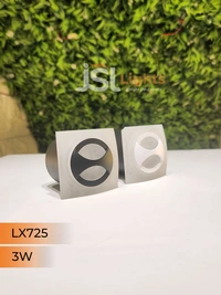 LX725 3W Led Foot Light - Black, SQ