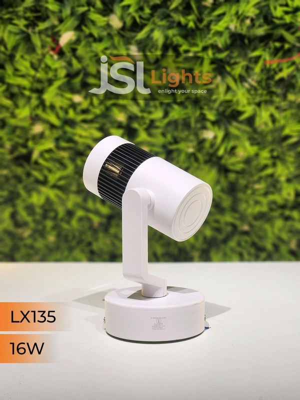 LX 135 16W LED Wall Spotlight White Body - 16W, 4000K, White